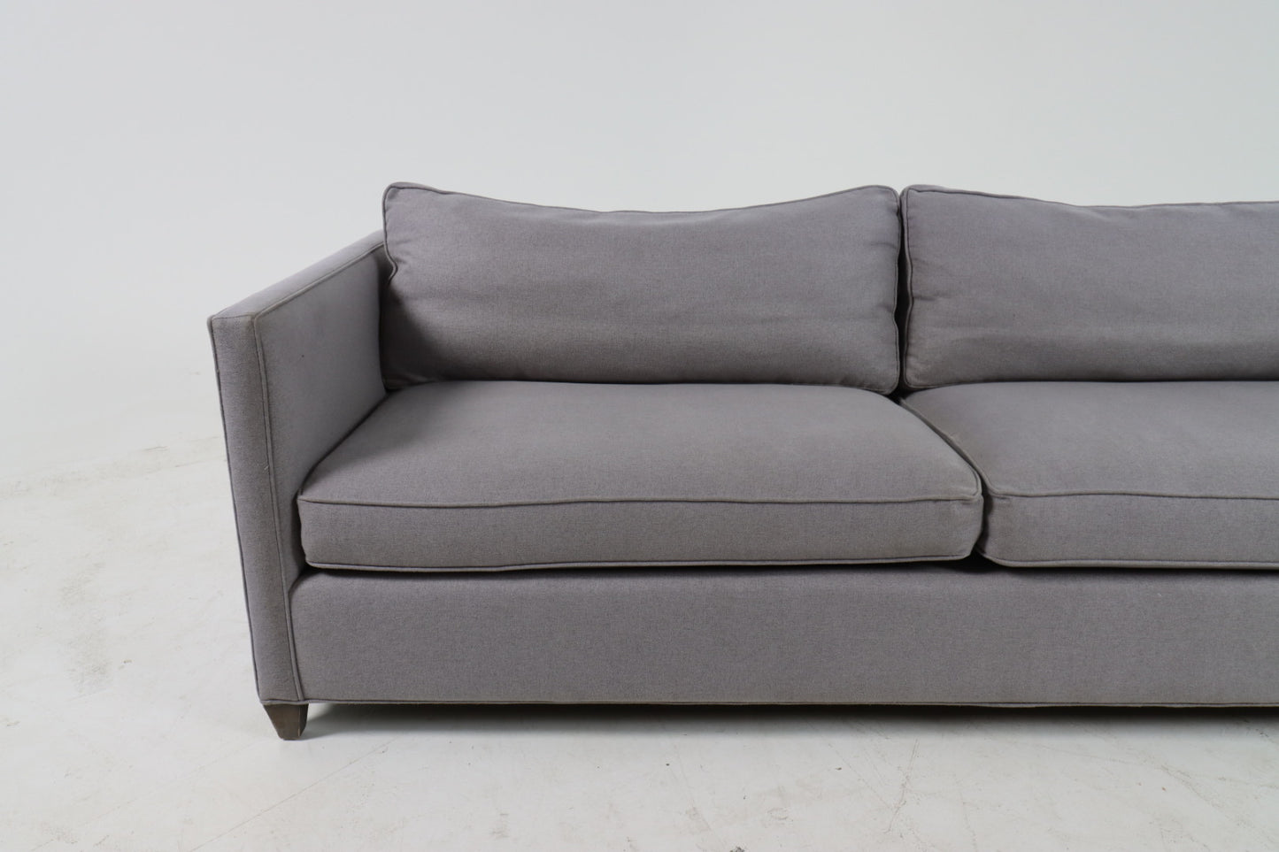 Crate and barrel 3 seater sofa Barrett II. Retails $7300. Fabric sofa