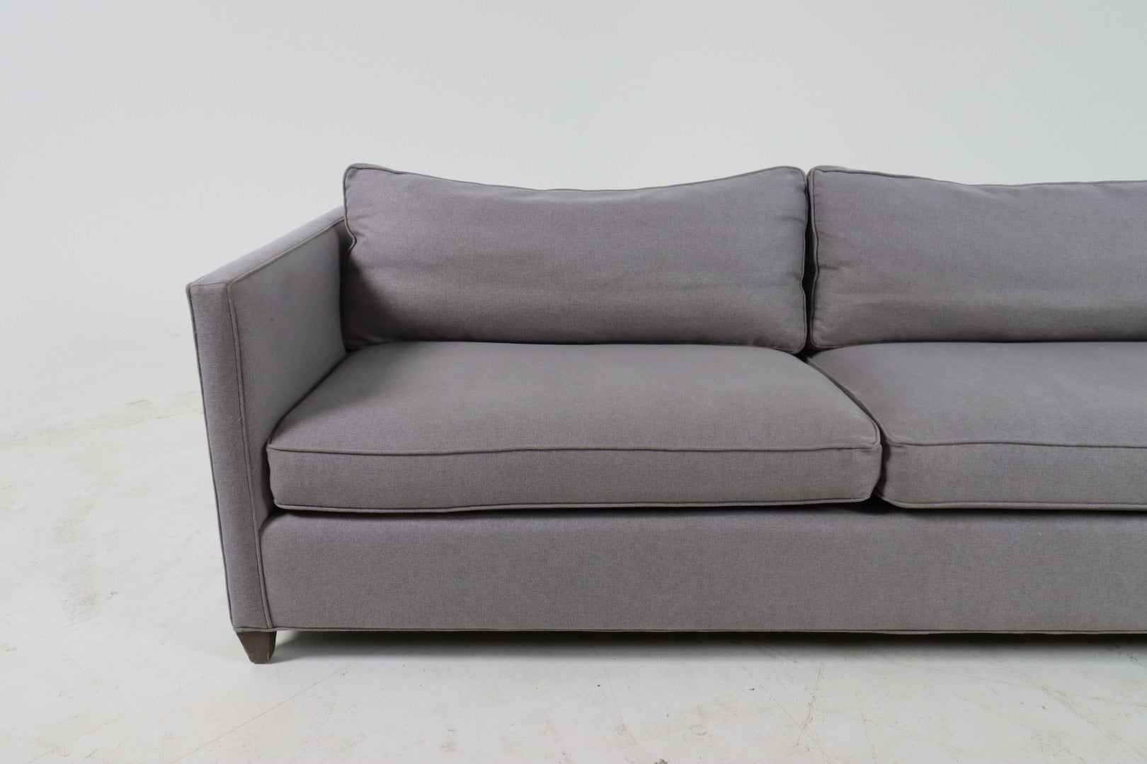 Crate and barrel 3 seater sofa Barrett II. Retails $7300. Fabric sofa