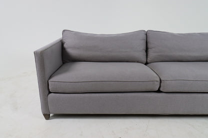 Crate and barrel 3 seater sofa Barrett II. Retails $7300. Fabric sofa