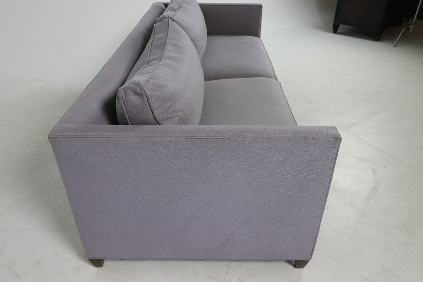 Crate and barrel 3 seater sofa Barrett II. Retails $7300. Fabric sofa
