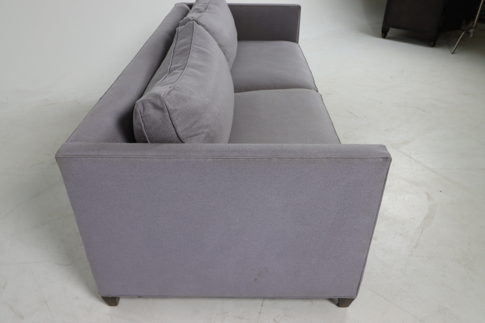 Crate and barrel 3 seater sofa Barrett II. Retails $7300. Fabric sofa