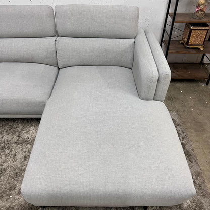 Fabric sofa. L shaped sofa couch. Delivery available