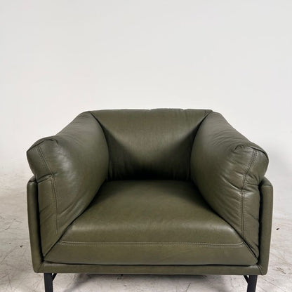 Stylus avery single chair. Genuine leather armchair