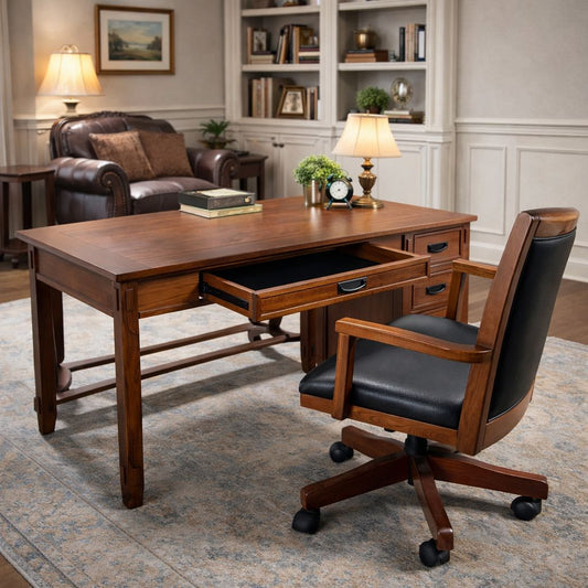 Ashley Executive Desk + Chair – Retailed $2,000