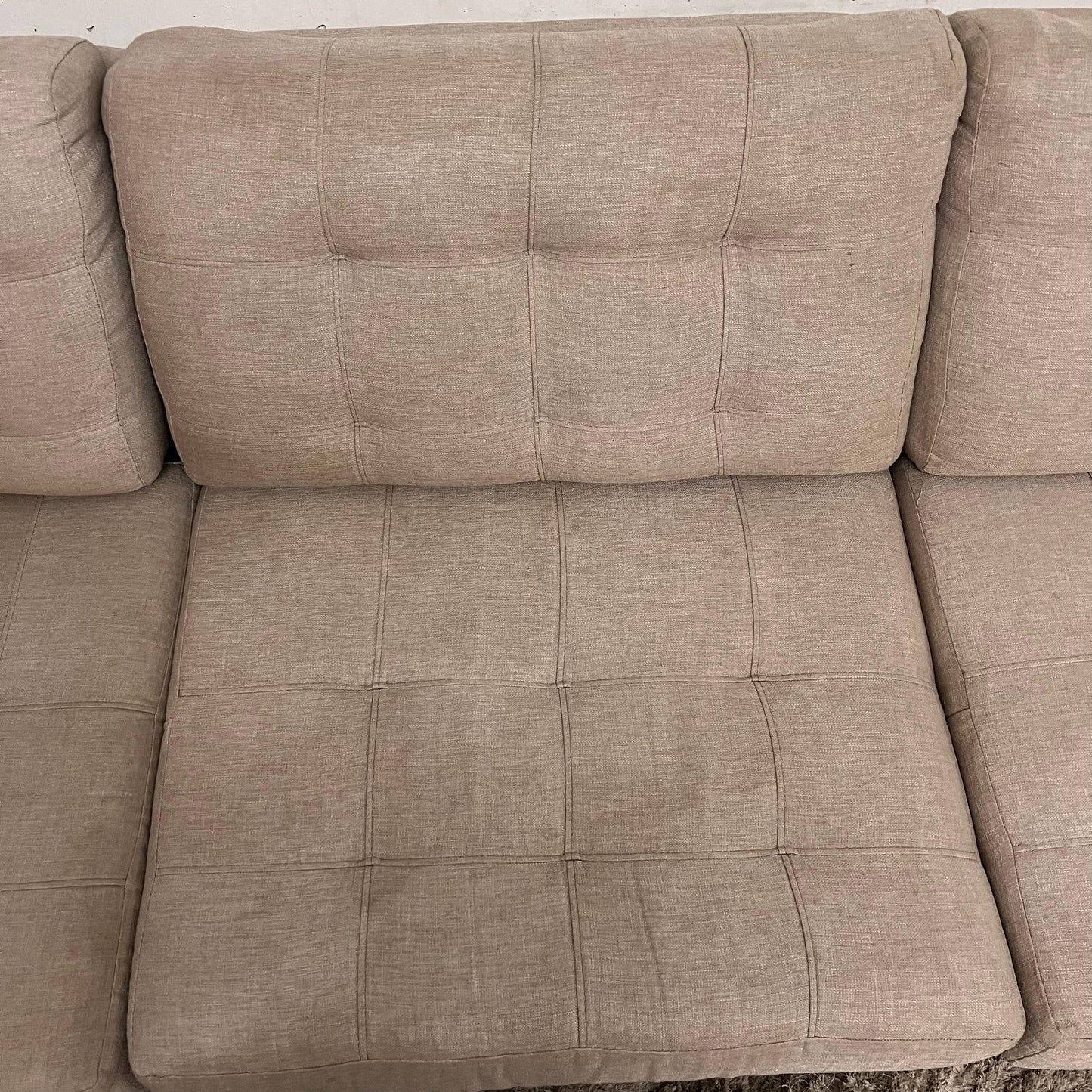 Fabricca sectional. Italian L shaped sofa couch.
