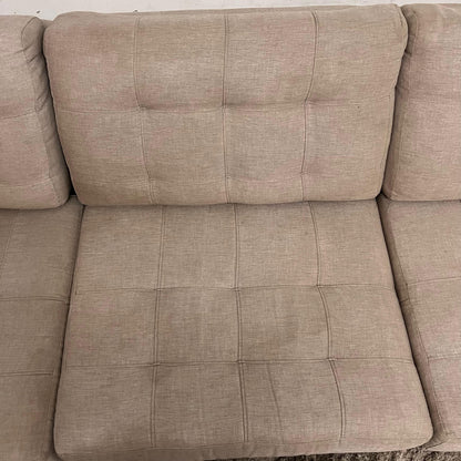Fabricca sectional. Italian L shaped sofa couch.