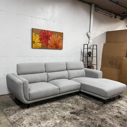 Fabric sofa. L shaped sofa couch. Delivery available