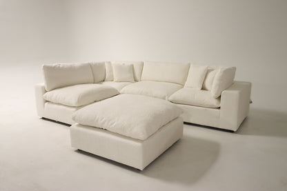 Cloud Modular Sectional – White Bouclé