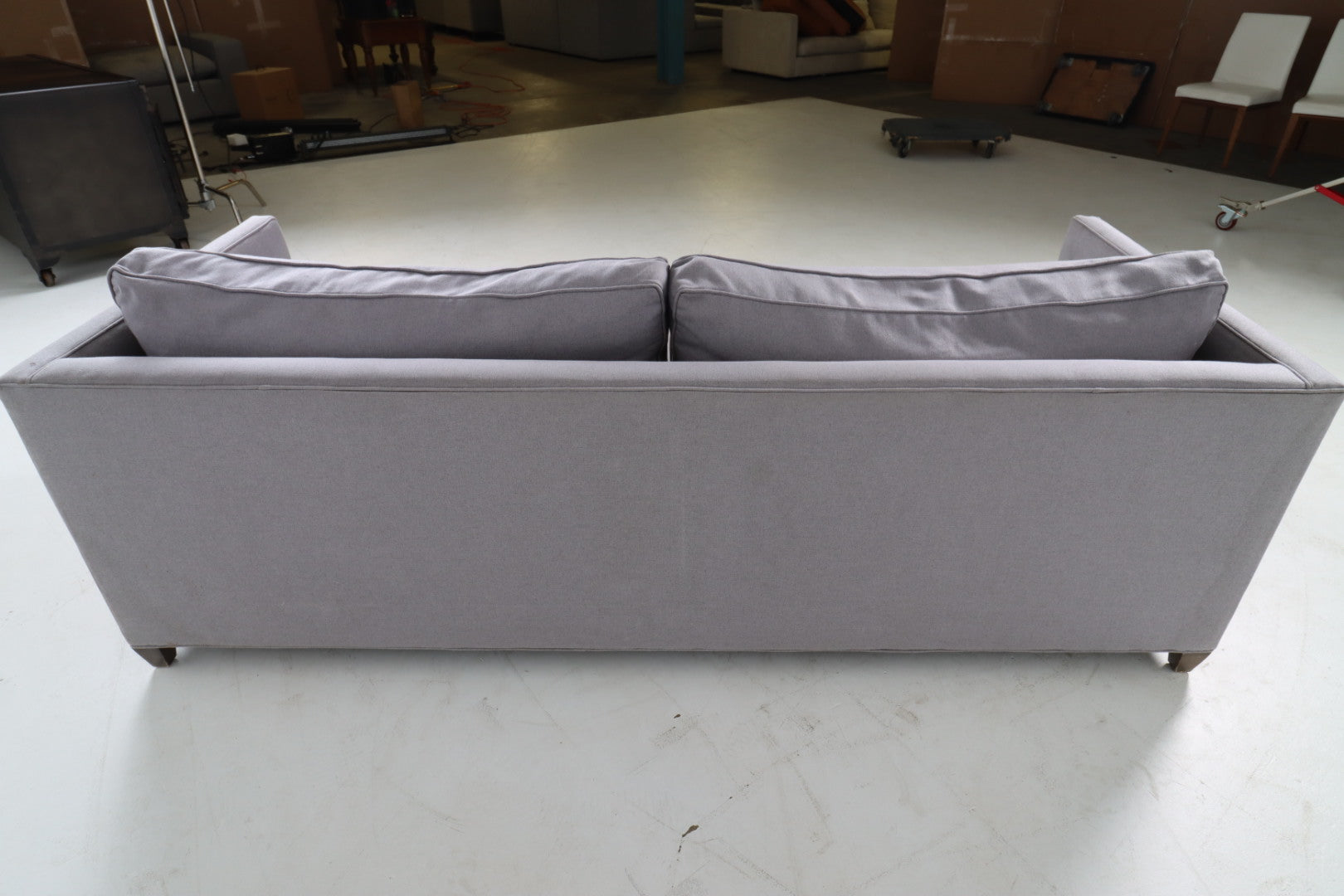 Crate and barrel 3 seater sofa Barrett II. Retails $7300. Fabric sofa