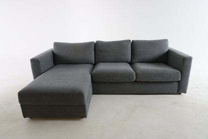 Ikea Finnala sectional. Grey L shaped sofa couch