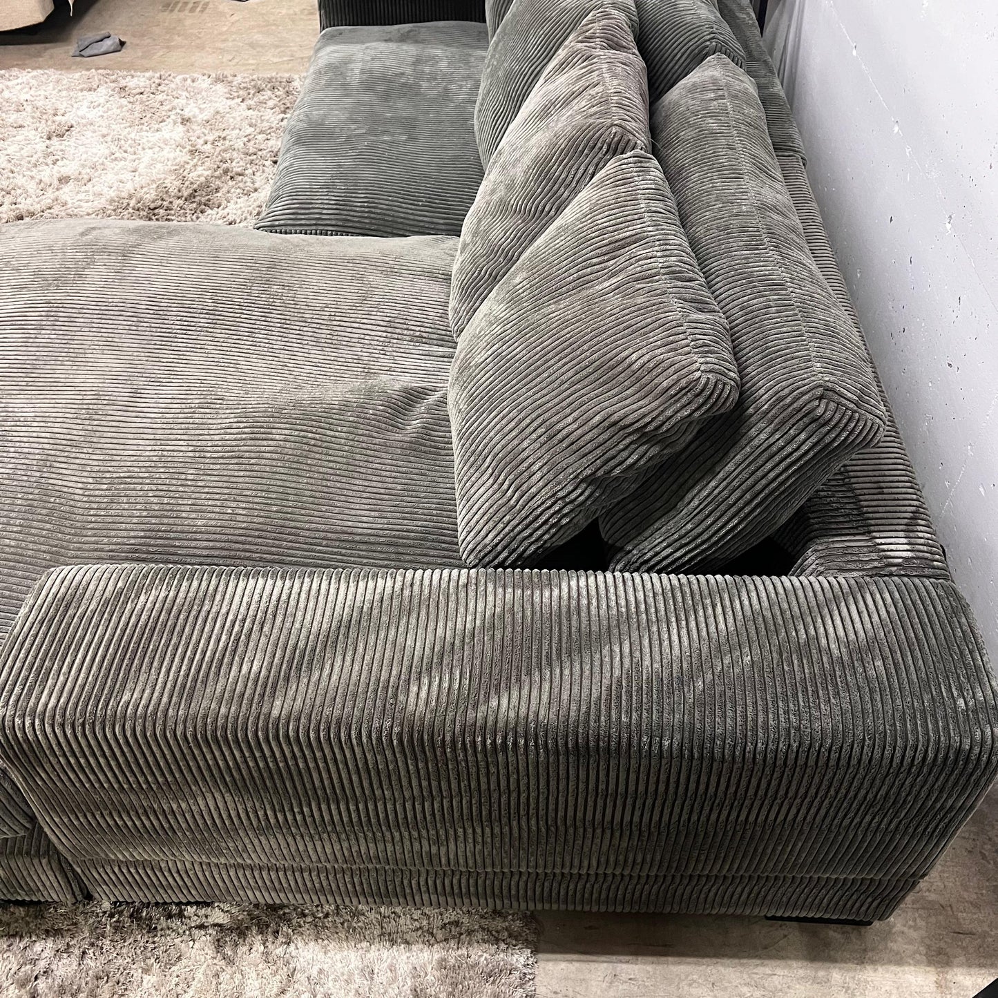 Moe's Collection plunge sectional. Excellent condition