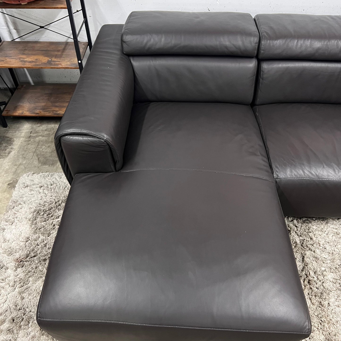 Rozzini leather sectional