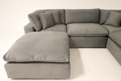 Bnib 5 piece Cloud sectional. Modular down filled sofa couch