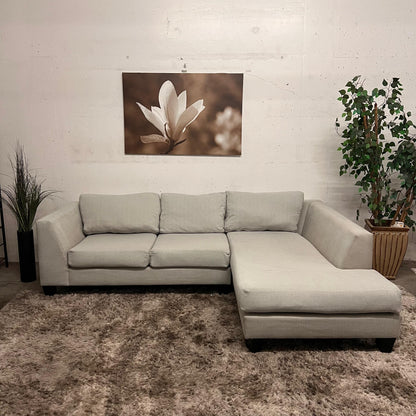Stylus custom made sectional. L shaped sofa couch.