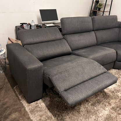 Power reclining sectional.