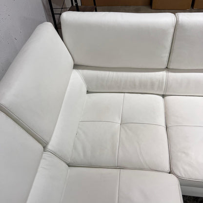 Scan design real leather sectional