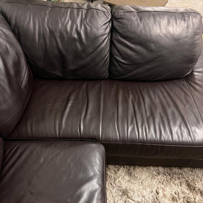 Jag's Furniture genuine leather sectional