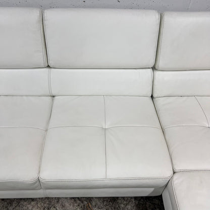 Scan design real leather sectional