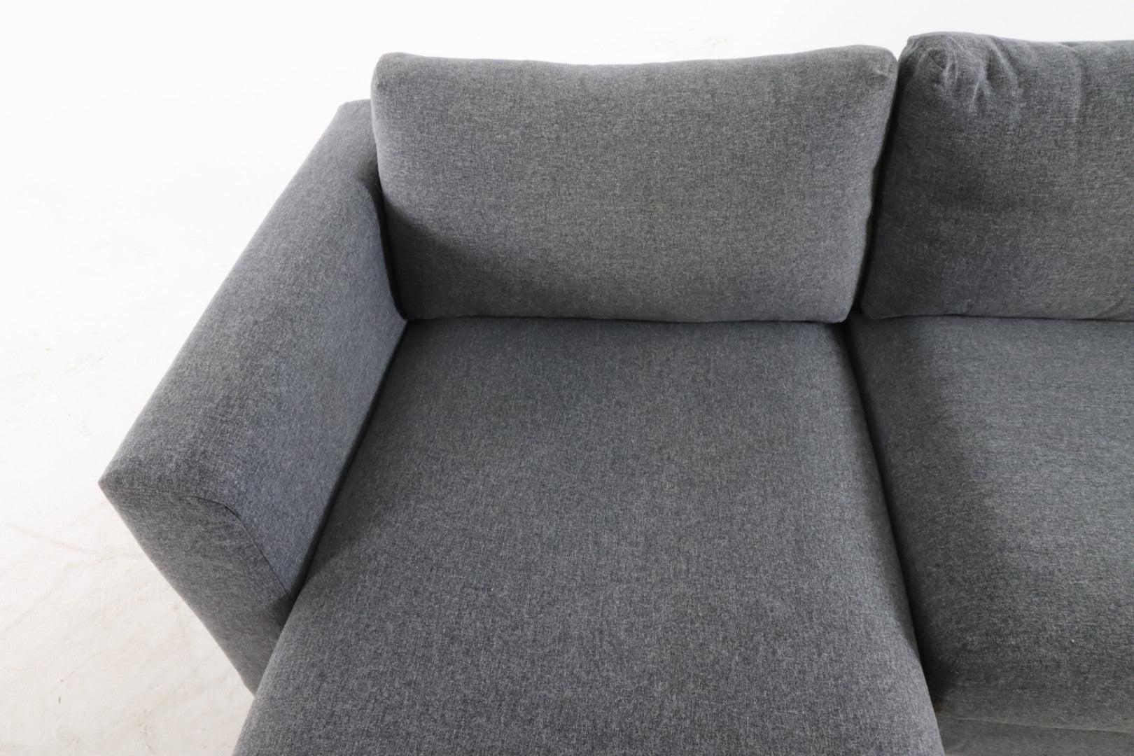 Ikea Finnala sectional. Grey L shaped sofa couch