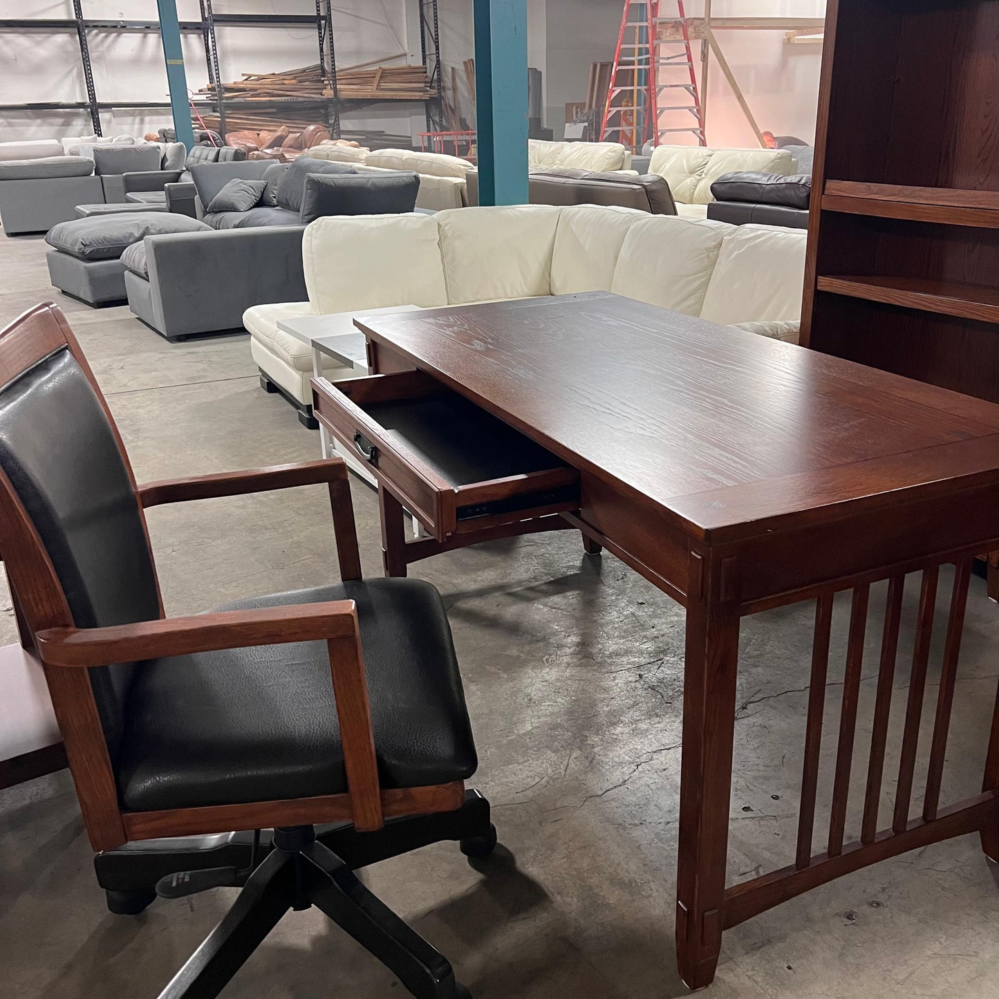 Ashley Executive Desk + Chair – Retailed $2,000