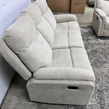 Manual recliner couch  set from the brick. 3+1 sofa and armchair.