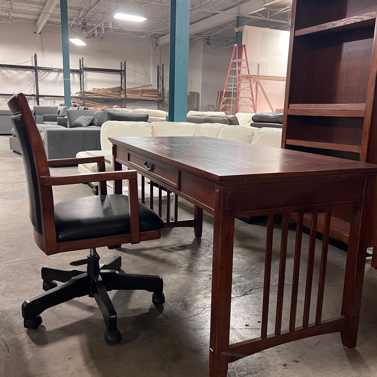 Ashley Executive Desk + Chair – Retailed $2,000