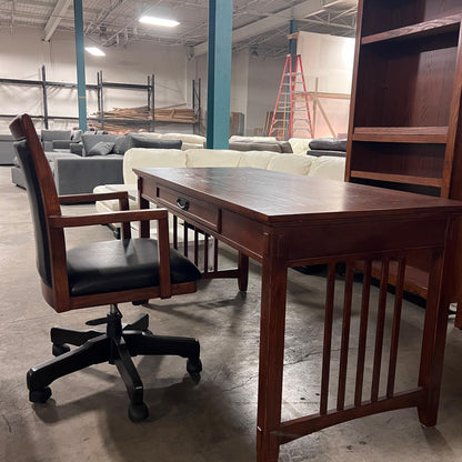 Ashley Executive Desk + Chair – Retailed $2,000