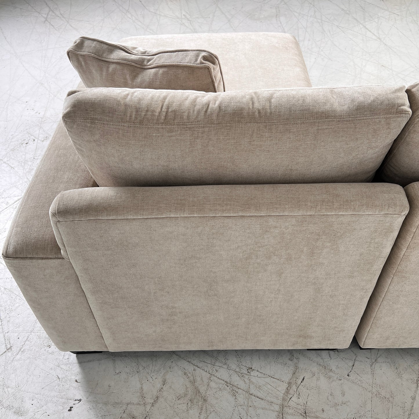 Brand new stylus Cannon sectional. L shaped sofa couch