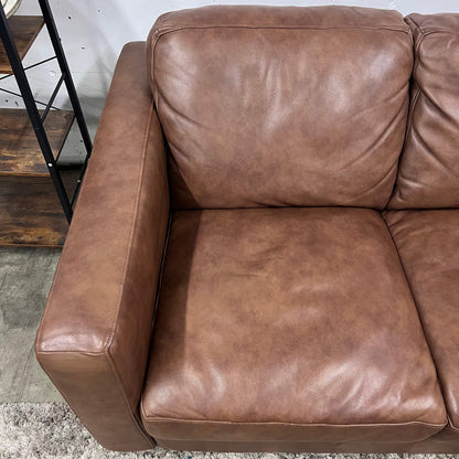 Genuine italian leather sofa.