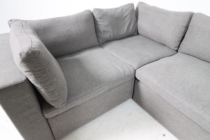 Cozey Ciello modular sectional. L shaped sofa couch.