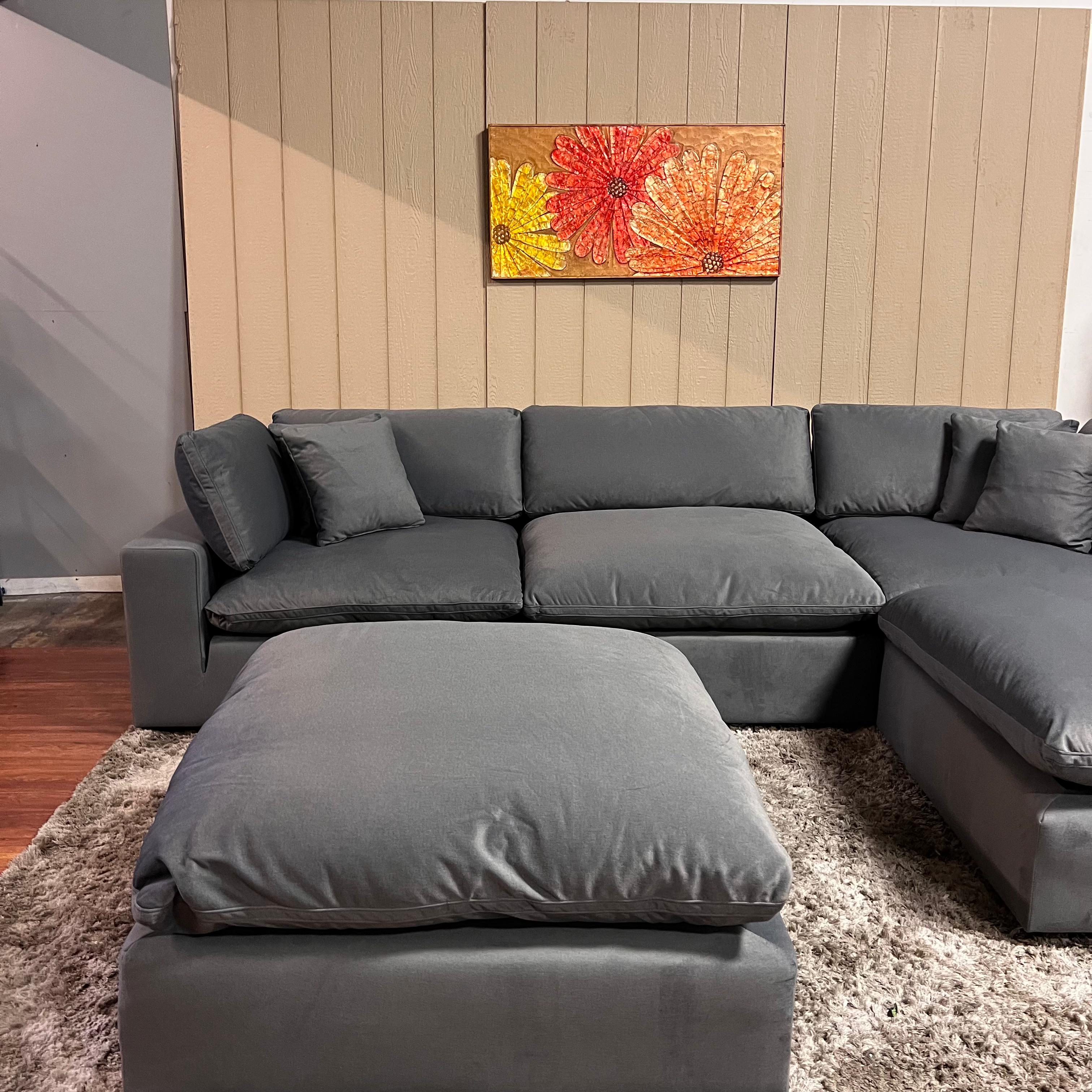 Bnib CasaBella Haylee cloud sectional. Modular L shaped sofa couch