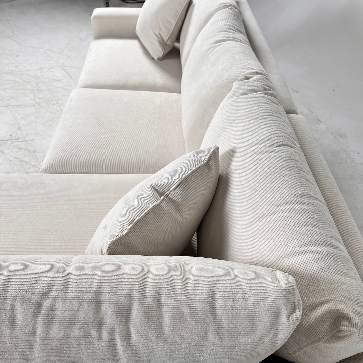 New Stylus Cannon sectional. L shaped sofa couch