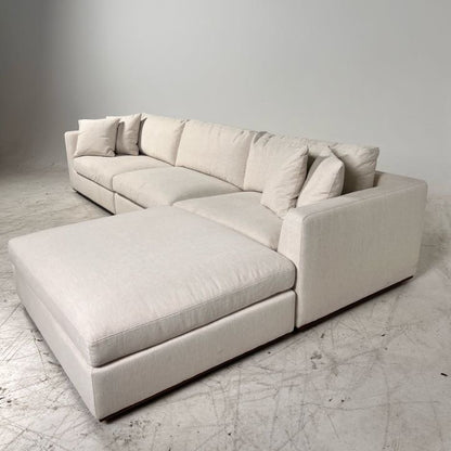 Moe's Rue 4piece modular sectional. Down filled L shaped sofa couch