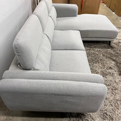 Fabric sofa. L shaped sofa couch. Delivery available
