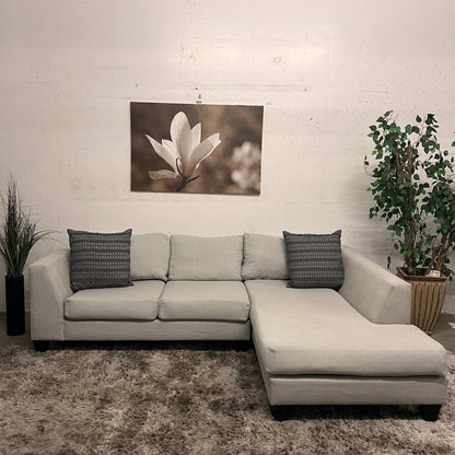 Stylus custom made sectional. L shaped sofa couch.