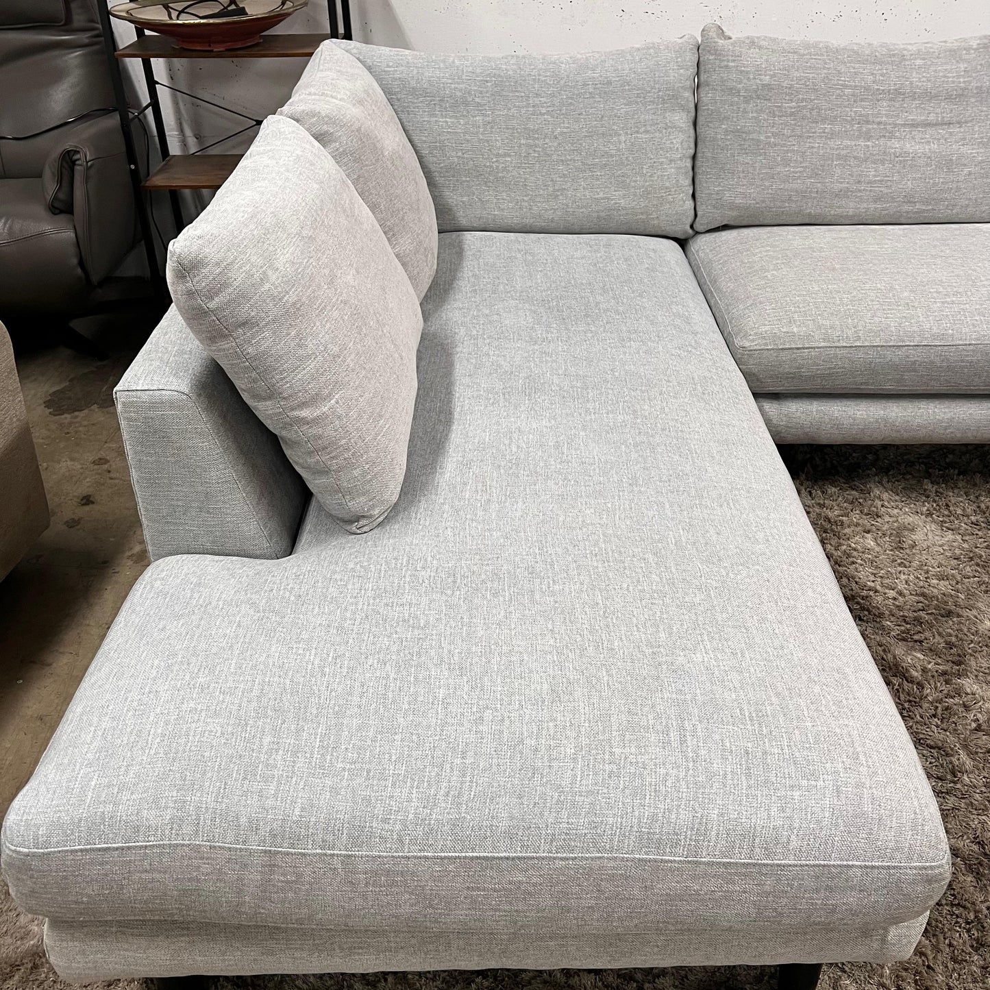 Fabric sectional. Excellent condition.