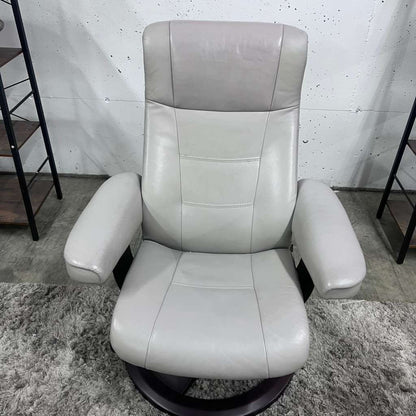 Img image leather recliner. Real leather