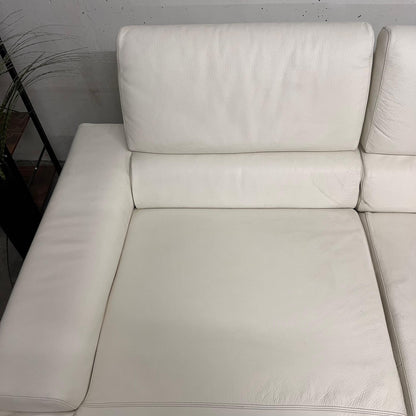 Natuzzi italia full grain leather sectional