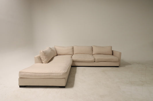 Custom made sectional. Giant L shaped sofa couch.