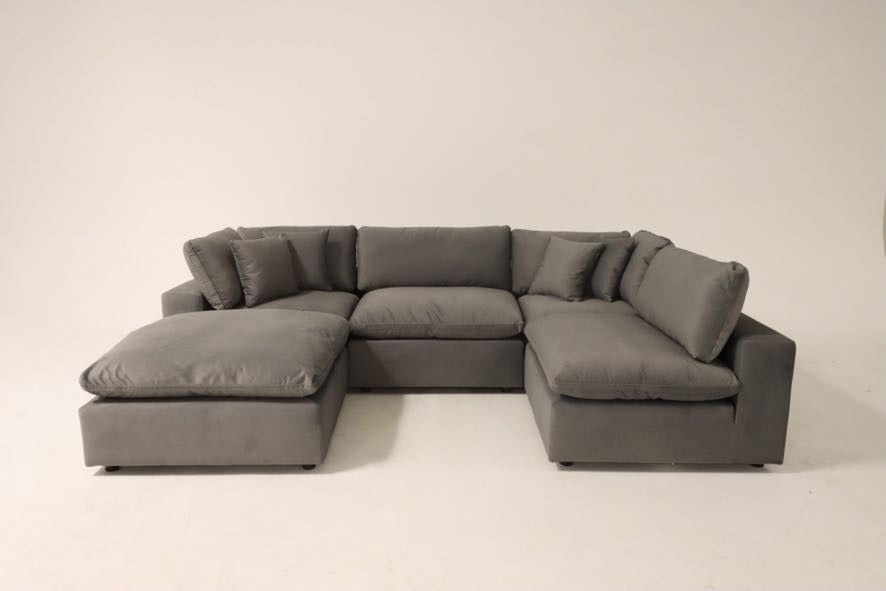 Bnib 5 piece Cloud sectional. Modular down filled sofa couch