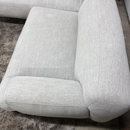 Article Abisko sectional. Grey fabric L shaped sofa couch.