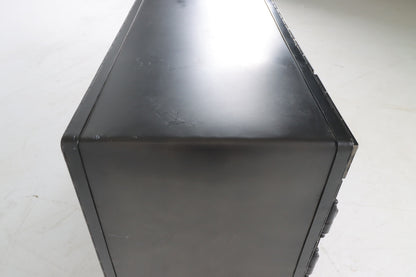 Restoration hardware iron bolt desk. Metal computer desk