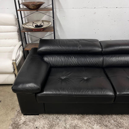 Scan design leather sectional