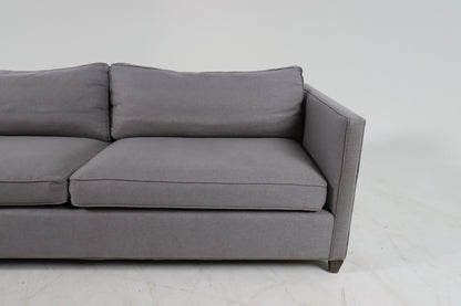 Crate and barrel 3 seater sofa Barrett II. Retails $7300. Fabric sofa