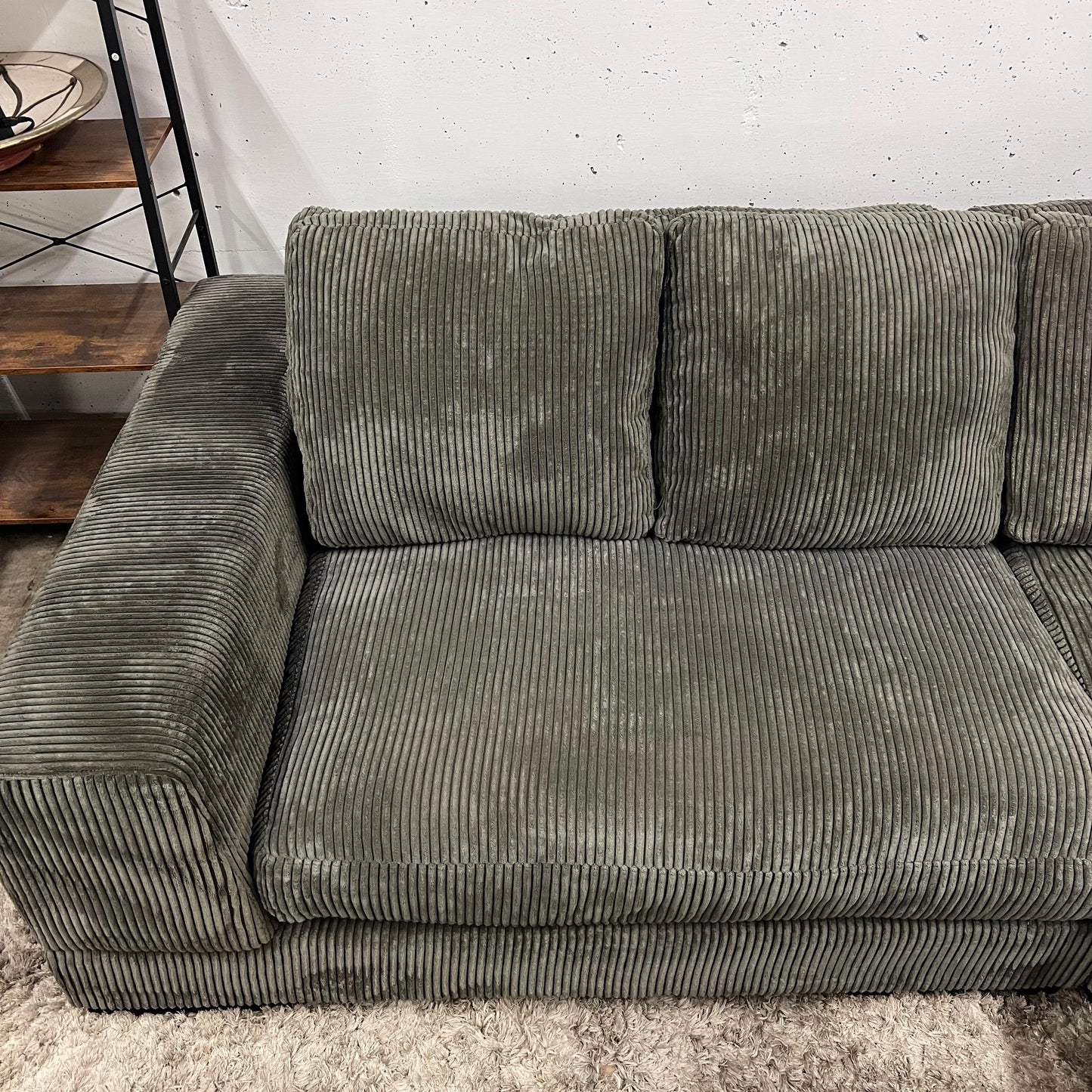 Moe's Collection plunge sectional. Excellent condition